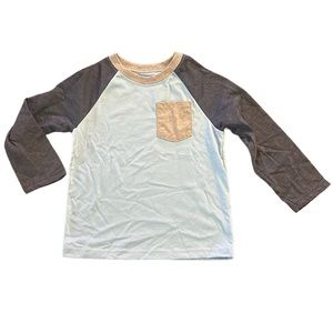 3/$25 Garanimals Long-sleeve Boys T-shirt Top with Pocket Size 4T NWT